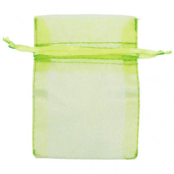 Lime Organza Favour Bags