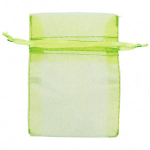 Lime Organza Favour Bags