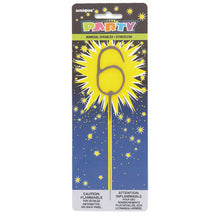 Load image into Gallery viewer, Number Sparkler