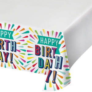 Birthday Burst Table Cover