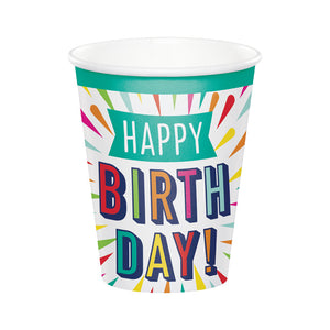 Birthday Burst 9oz Cups