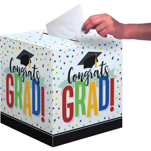 Colourful Grad Card Box