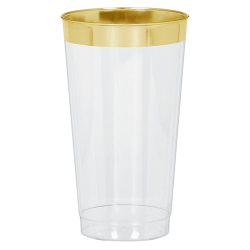 16oz Gold Trim Tumblers