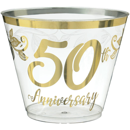 50th Anniversary Tumblers - 40ct