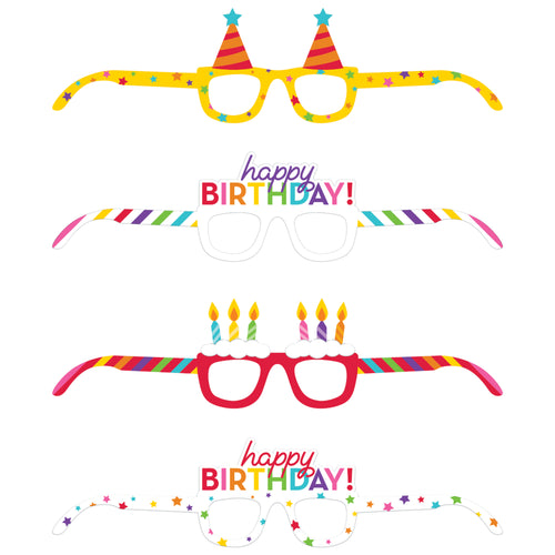 Happy Birthday Glasses Set