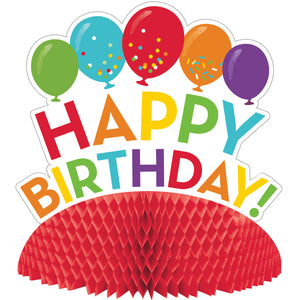 Happy Birthday Honeycomb Centerpiece