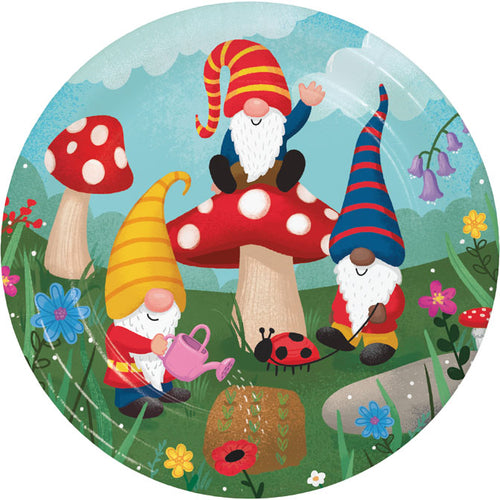 Party Gnomes Dinner Plates