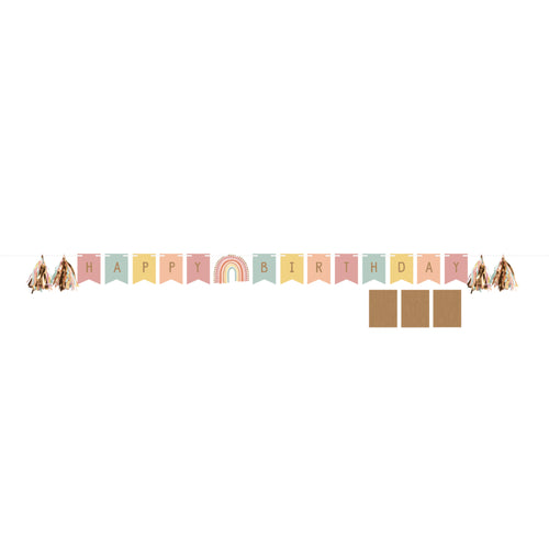 Boho Rainbow Custom Banner