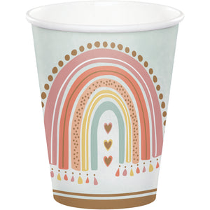 Boho Rainbow 9oz Cups