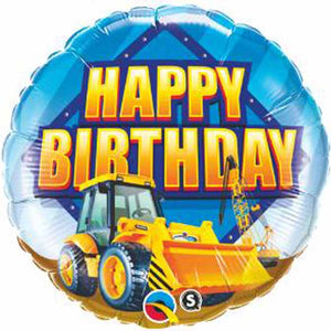 Construction Loader 18" Foil Balloon