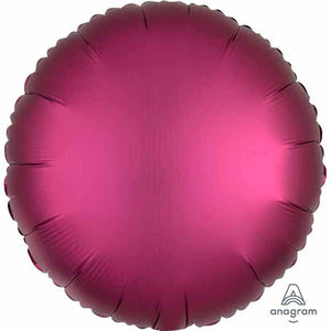 Satin Pomegranate Round 18" Foil Balloon