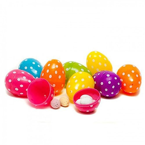 Polka Dot Plastic Eggs