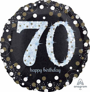 Sparkling Celebration 70th 28" Foil Balloon