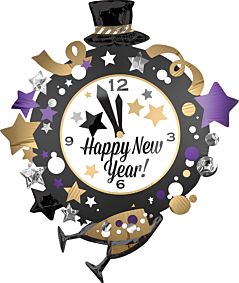 New Years Clock 25