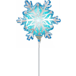 Snowflake 9" Microfoil Balloon