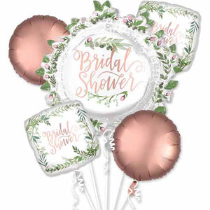 Love & Leaves Foil Balloon Set