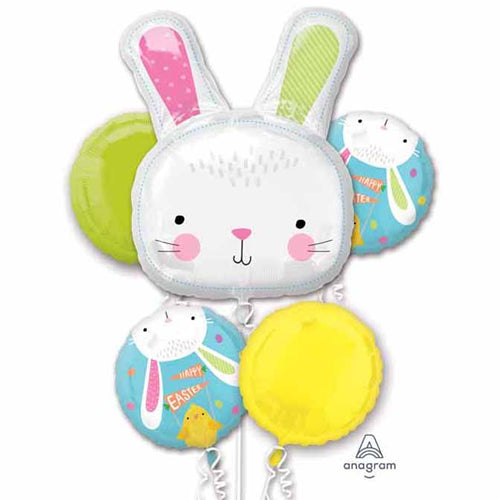 Easter Bunny Foil Balloon Set