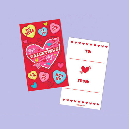 Valentines Cards w/ Stickers
