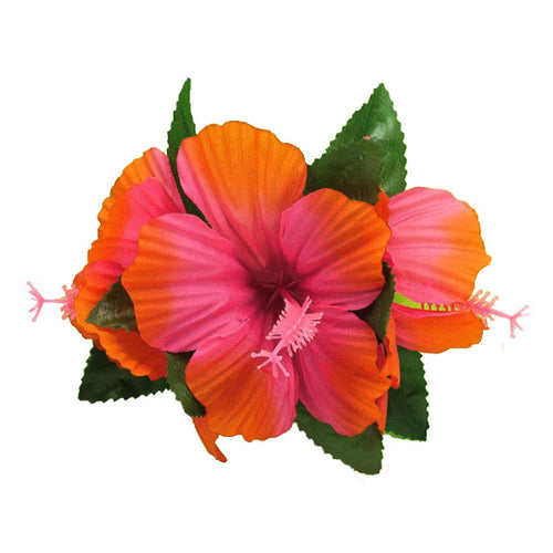 Hot Hibiscus Hair Barrette