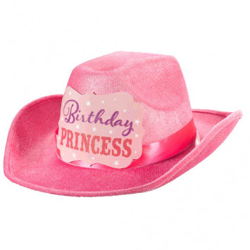Birthday Princess Cowboy Hat
