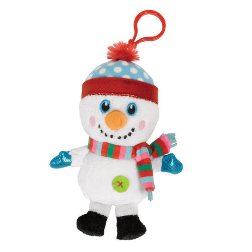 Snowman Plush Keychain