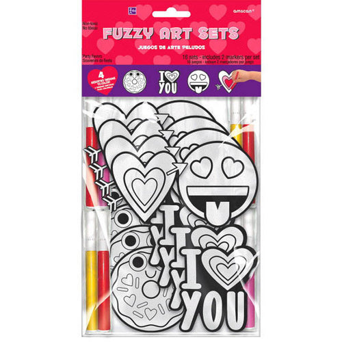 Valentines Fuzzy Art Kit