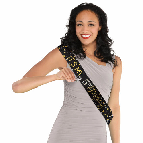 Sparkling Celebration Customizable Sash