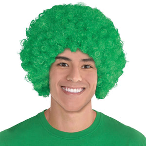 Green Curly Wig