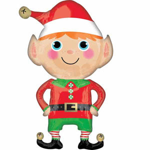 Happy Elf 35" Foil Balloon