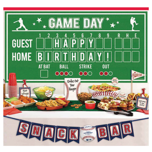 Baseball Buffet Decorating Kit