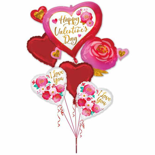 Valentine Foil Balloon Set w/ Candy Weight