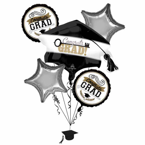 Achievement is Key Grad Foil Balloon Set