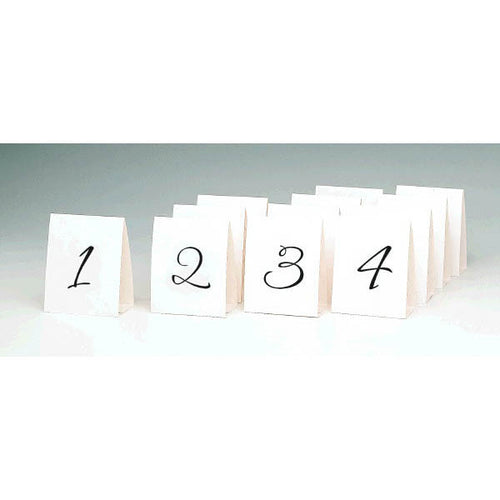 Tablecard Numbers 1-12