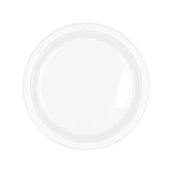 White Plastic Dessert Plates