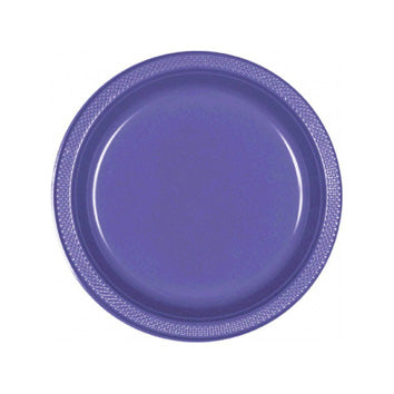 Purple Plastic Dessert Plates