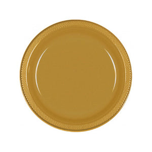 Gold dessert outlet paper plates