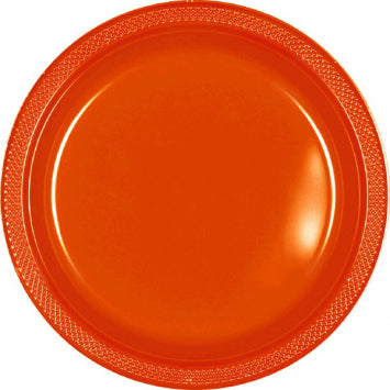 Orange Plastic Dinner Plates