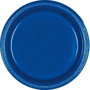 Royal Blue Plastic Dinner Plates