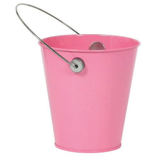 Metal Bucket - Pink