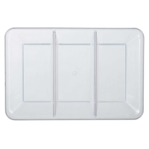 Clear Sectioned Tray