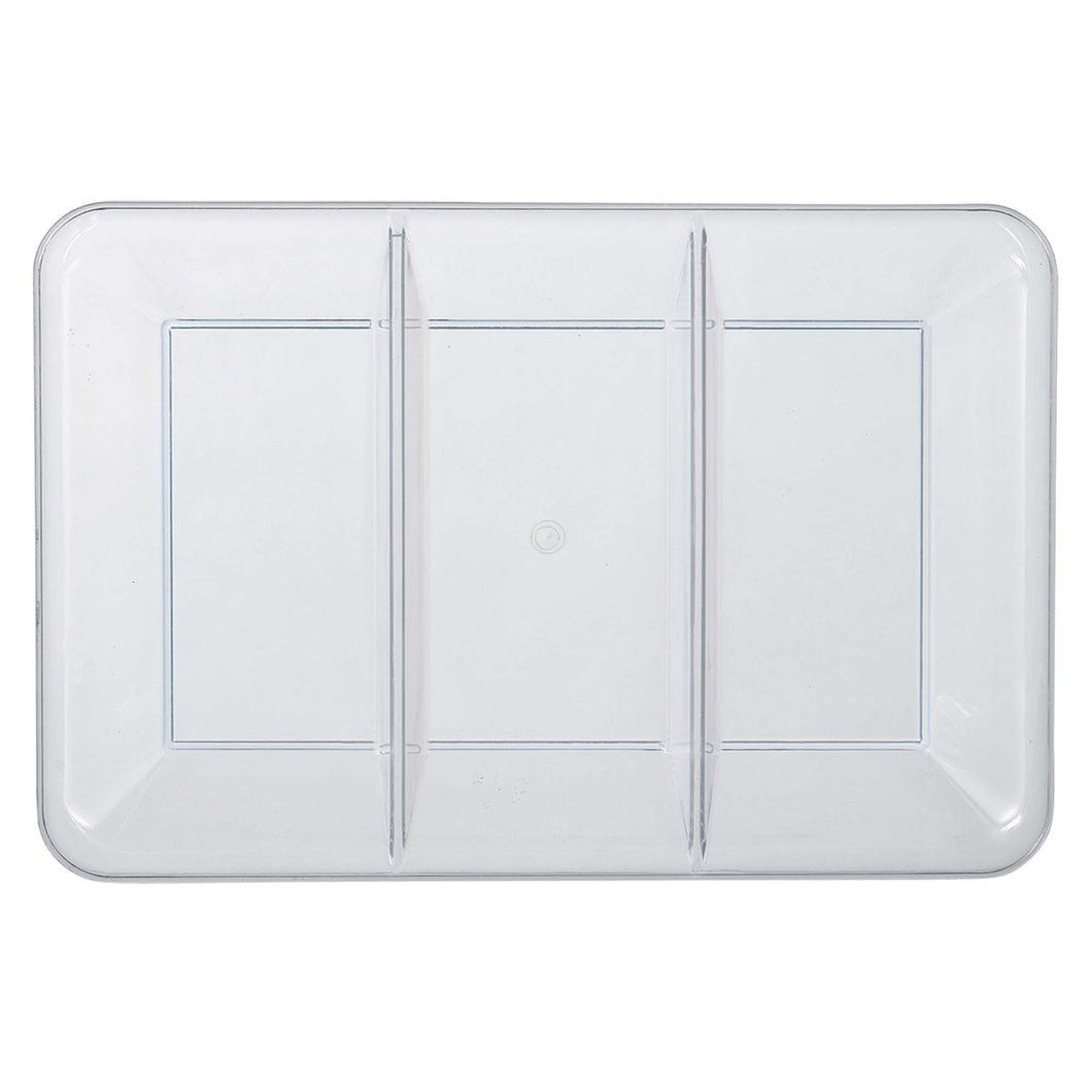 Clear Sectioned Tray