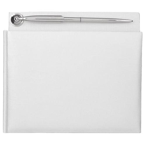 White Guestbook with Pen