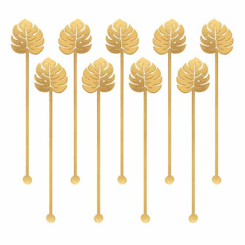 Key West Leaf Drink Stirrers