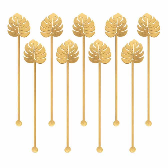 Key West Leaf Drink Stirrers