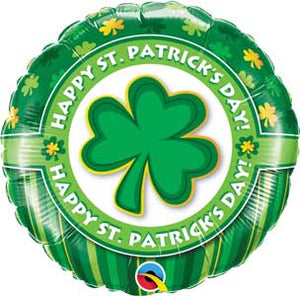 Happy St. Paddys Day 18" Foil Balloon