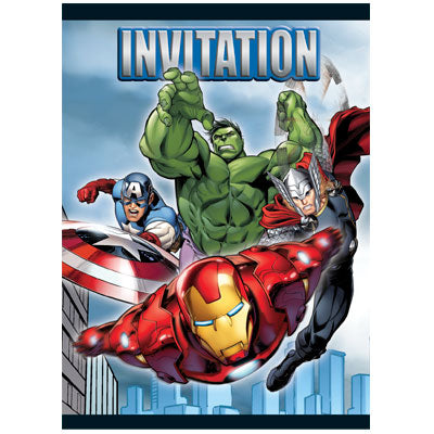 Marvel Avengers Invitations