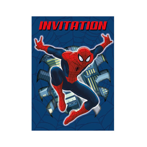 Spiderman Invitations