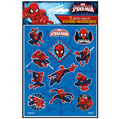 Spiderman Sticker Sheets