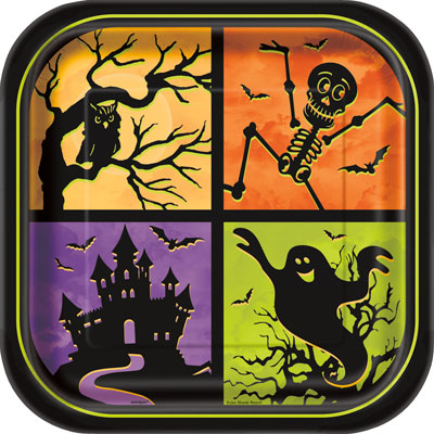 Haunted House Dinner Plates