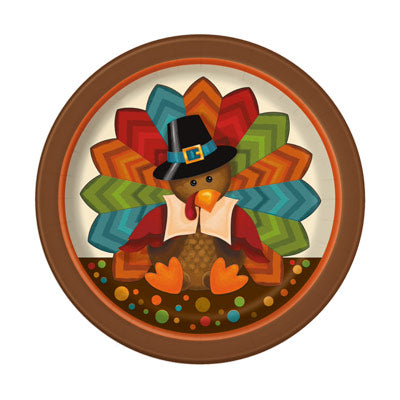 Cute Turkey Dessert Plates